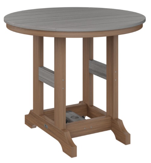 Berlin Gardens Garden Classic 38" Round Bar Table (Natural Finish)